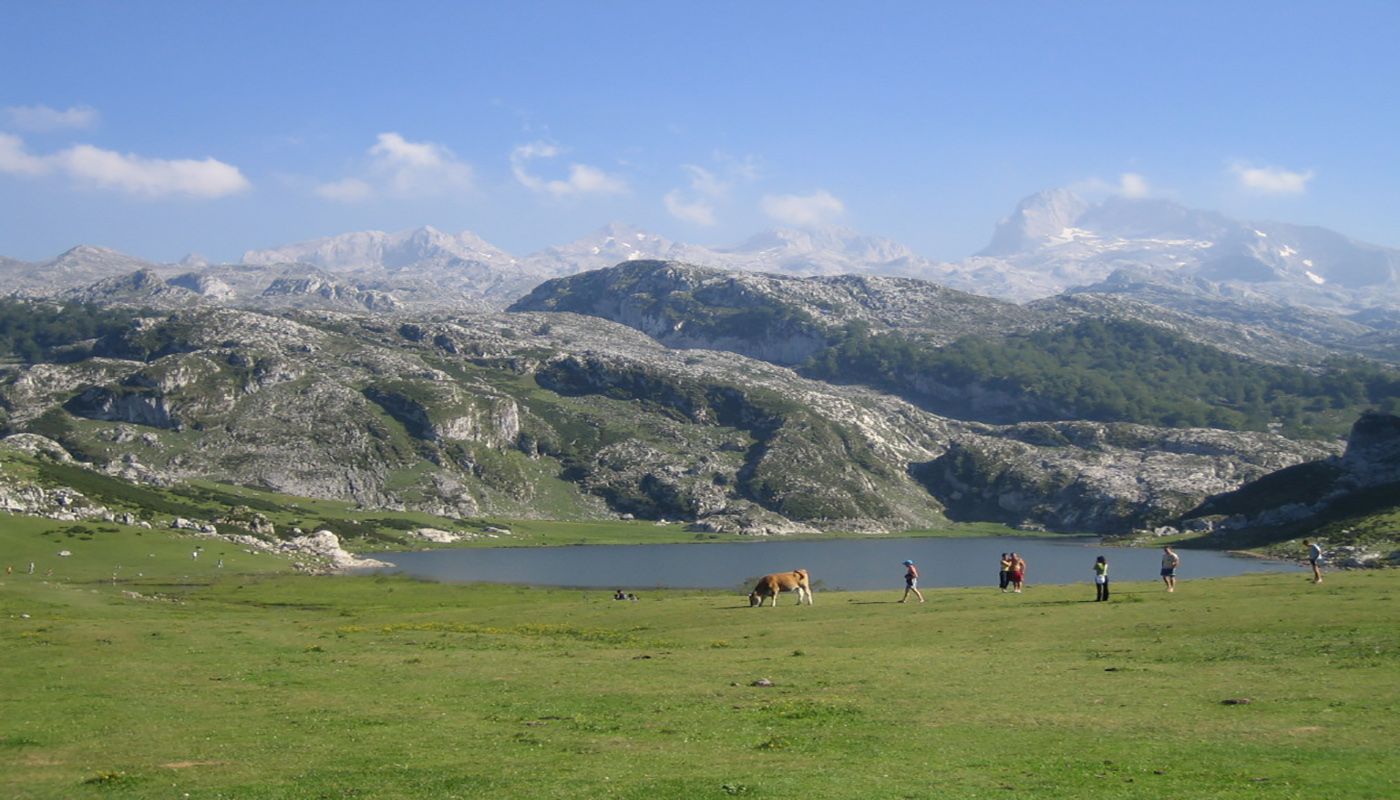 Lago Ercina en Covadonga (España)