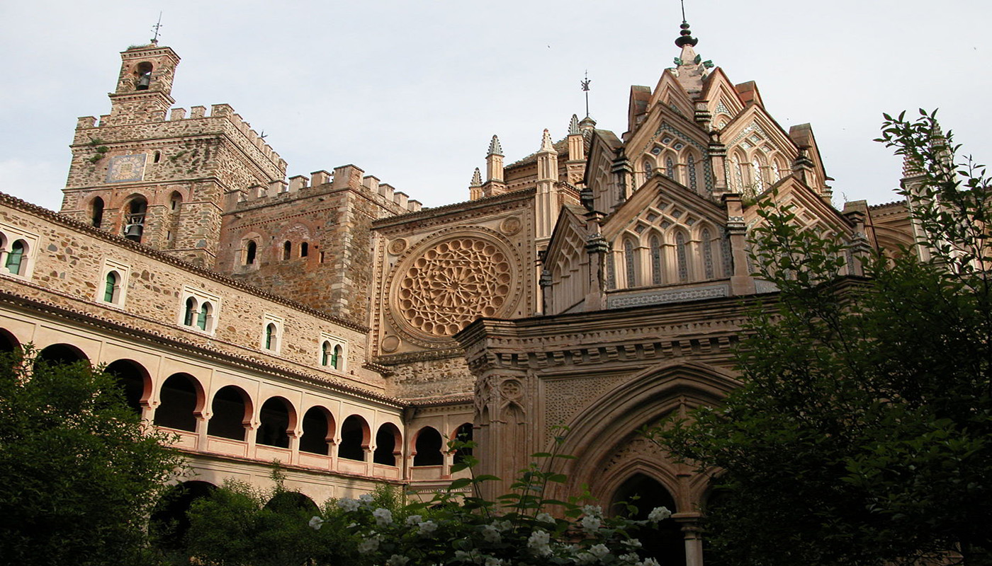 Claustro mudéjar en el Monasterio de Guadalupe