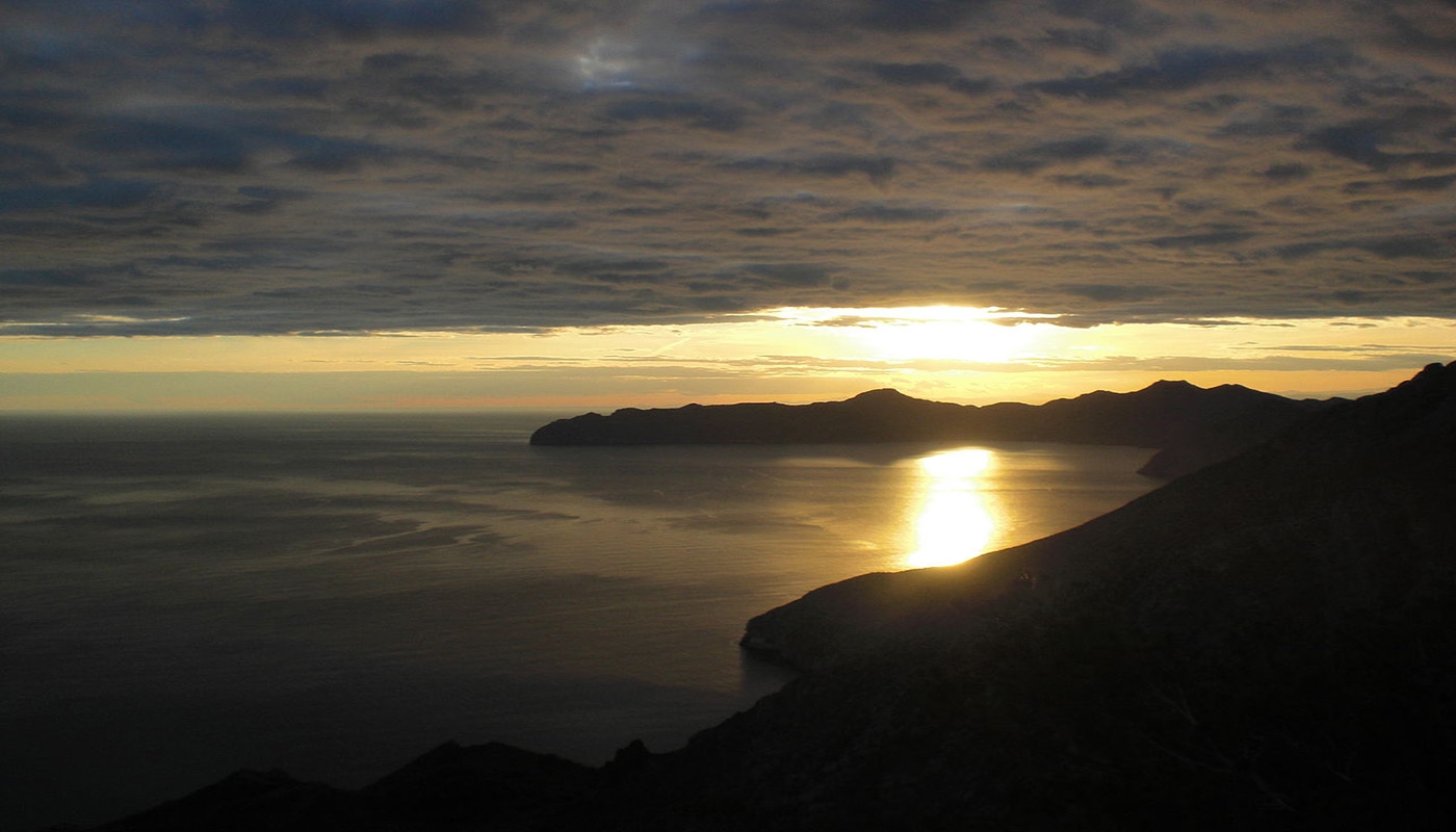 Sunset in Cabo Tiñoso (Tiñoso Cape), Cartagena