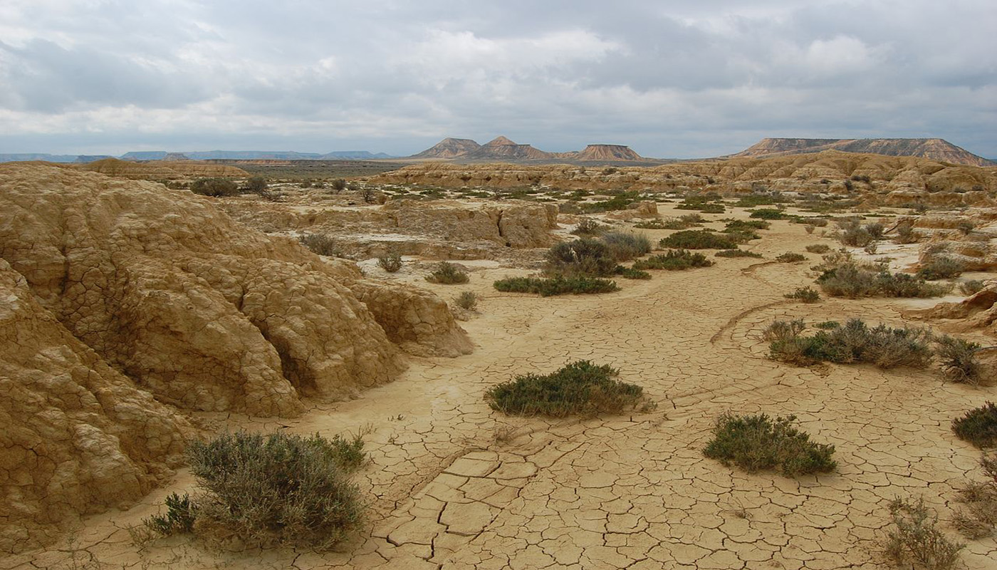 Landscape in Bardenas Reales