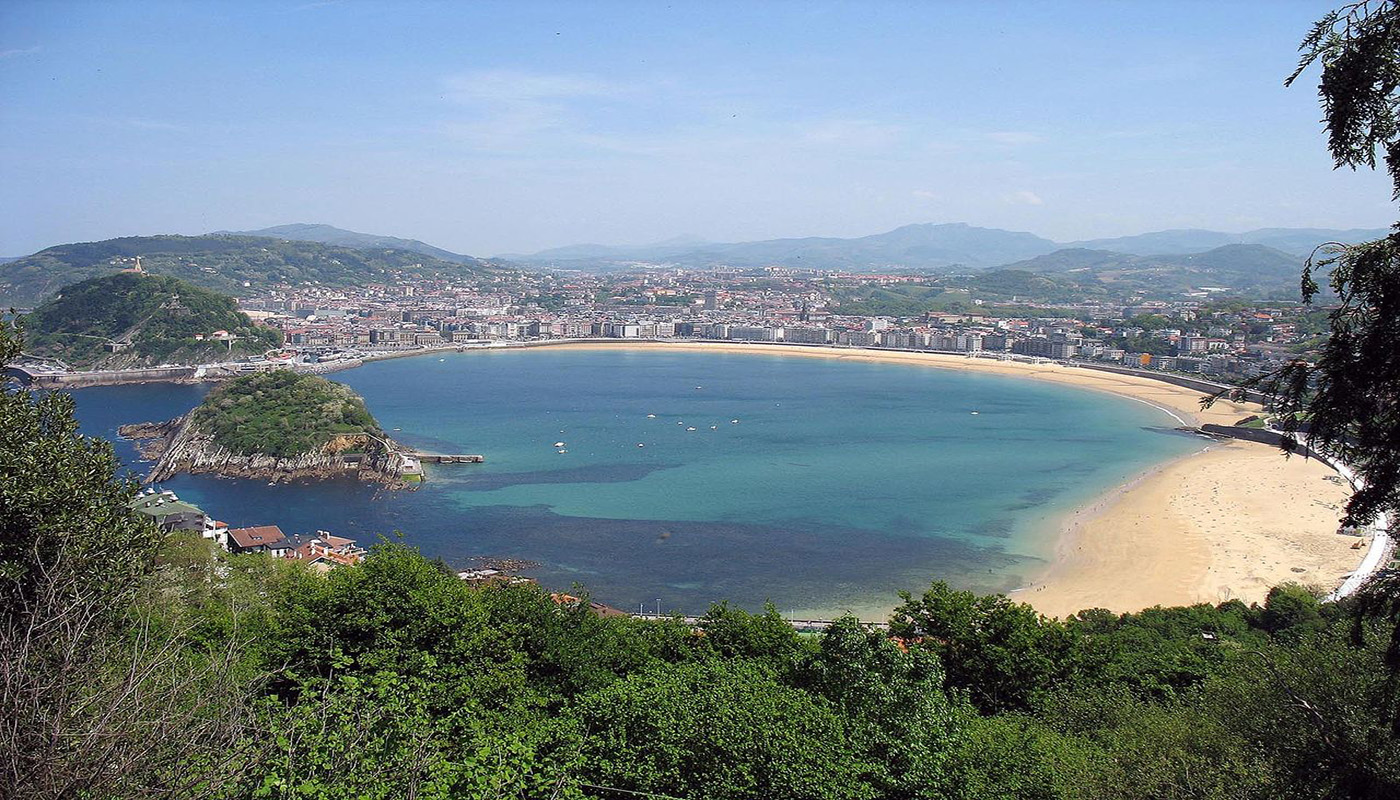 La Plage de la Concha à Saint-Sébastien